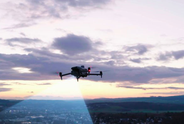 Drone scanning from the sky